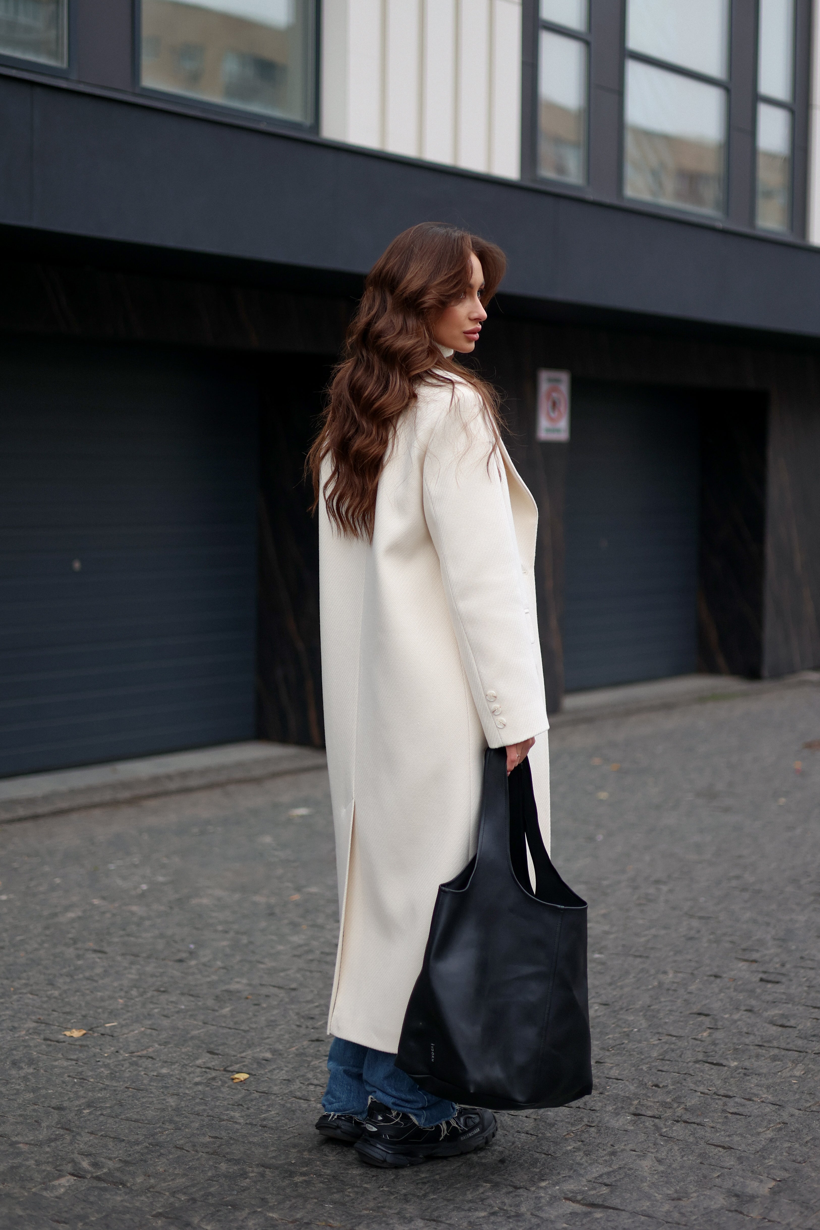 Structured Cashmere Coat