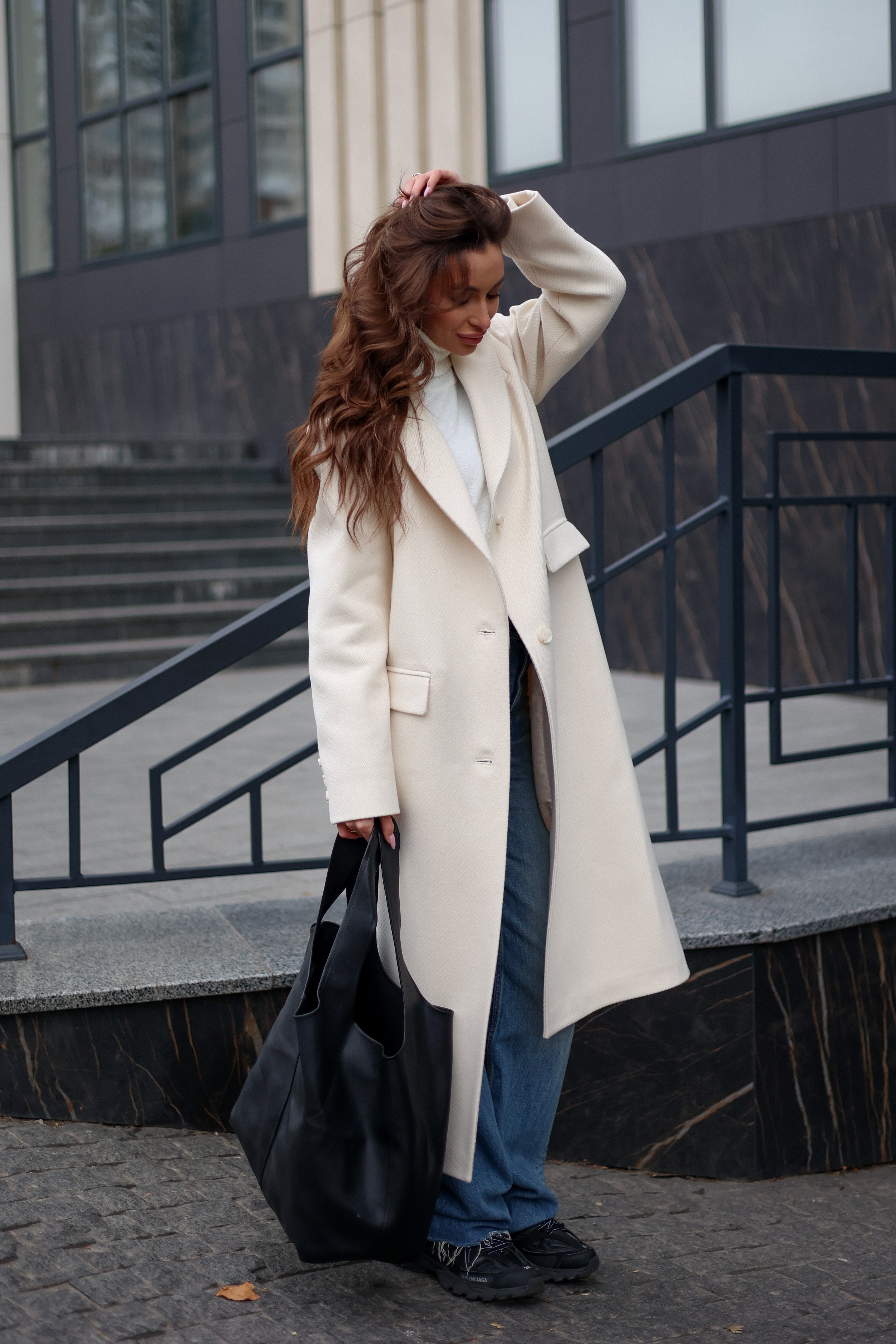 Structured Cashmere Coat