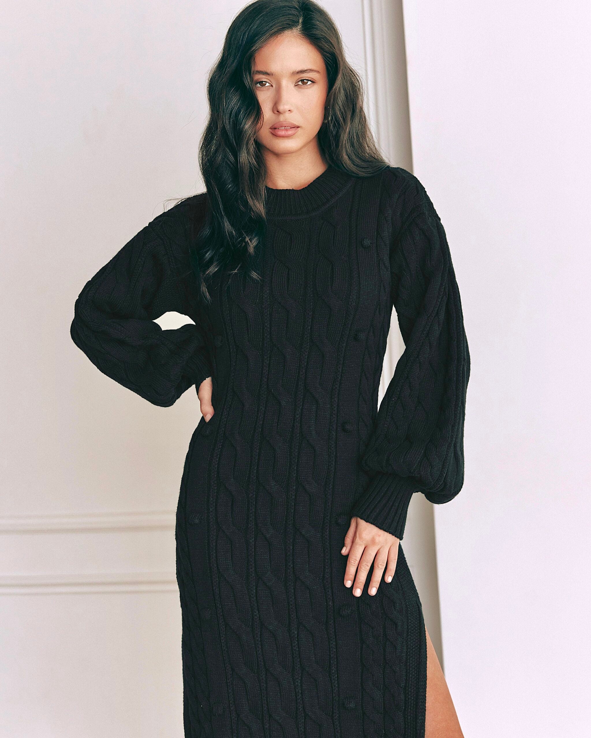 Noir Knit Dress