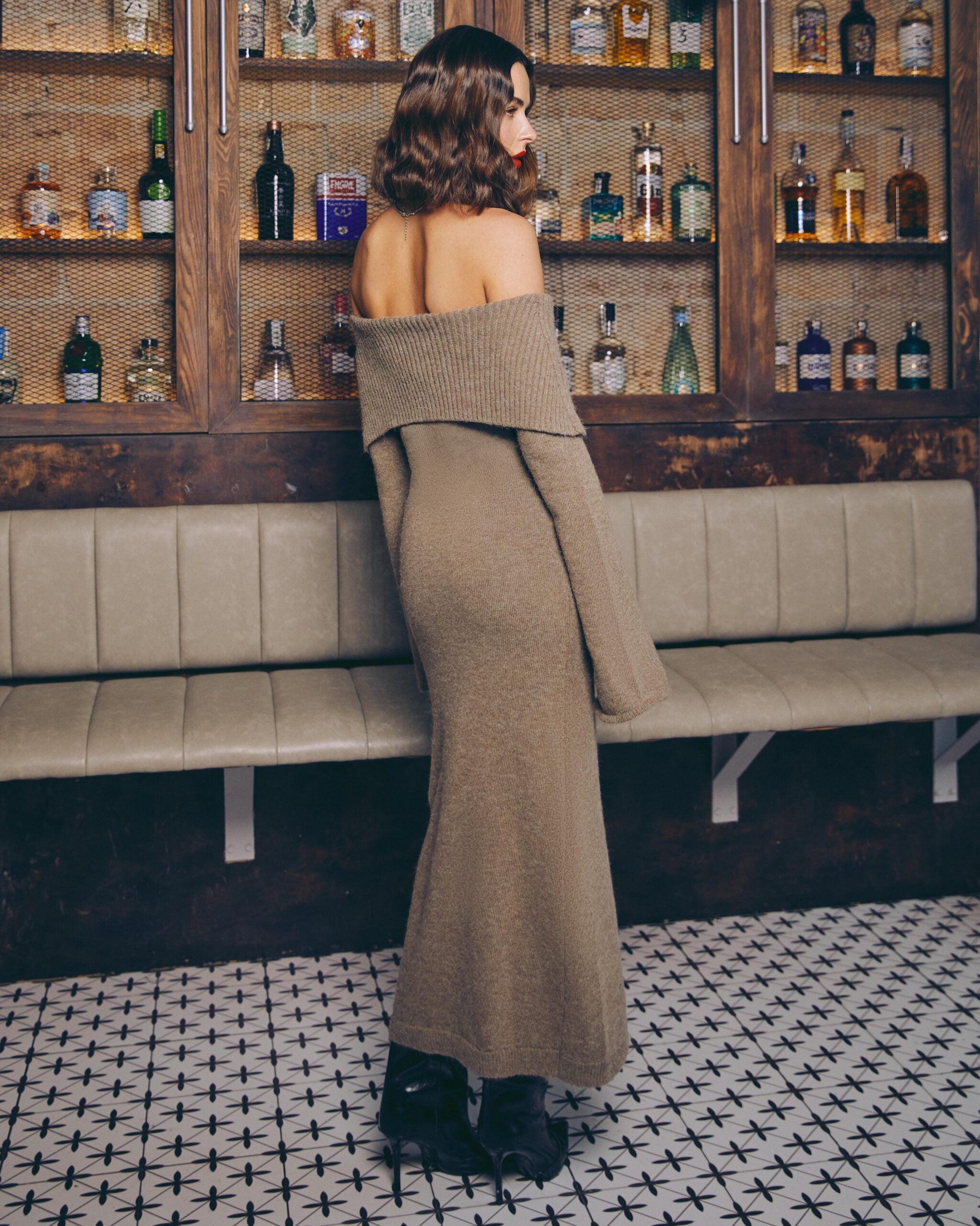 Bare Cashmere Dress