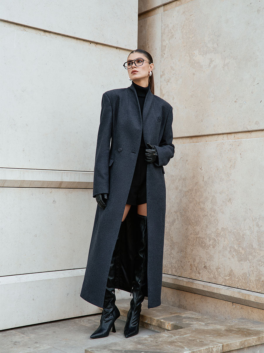 Noir Maxi Coat