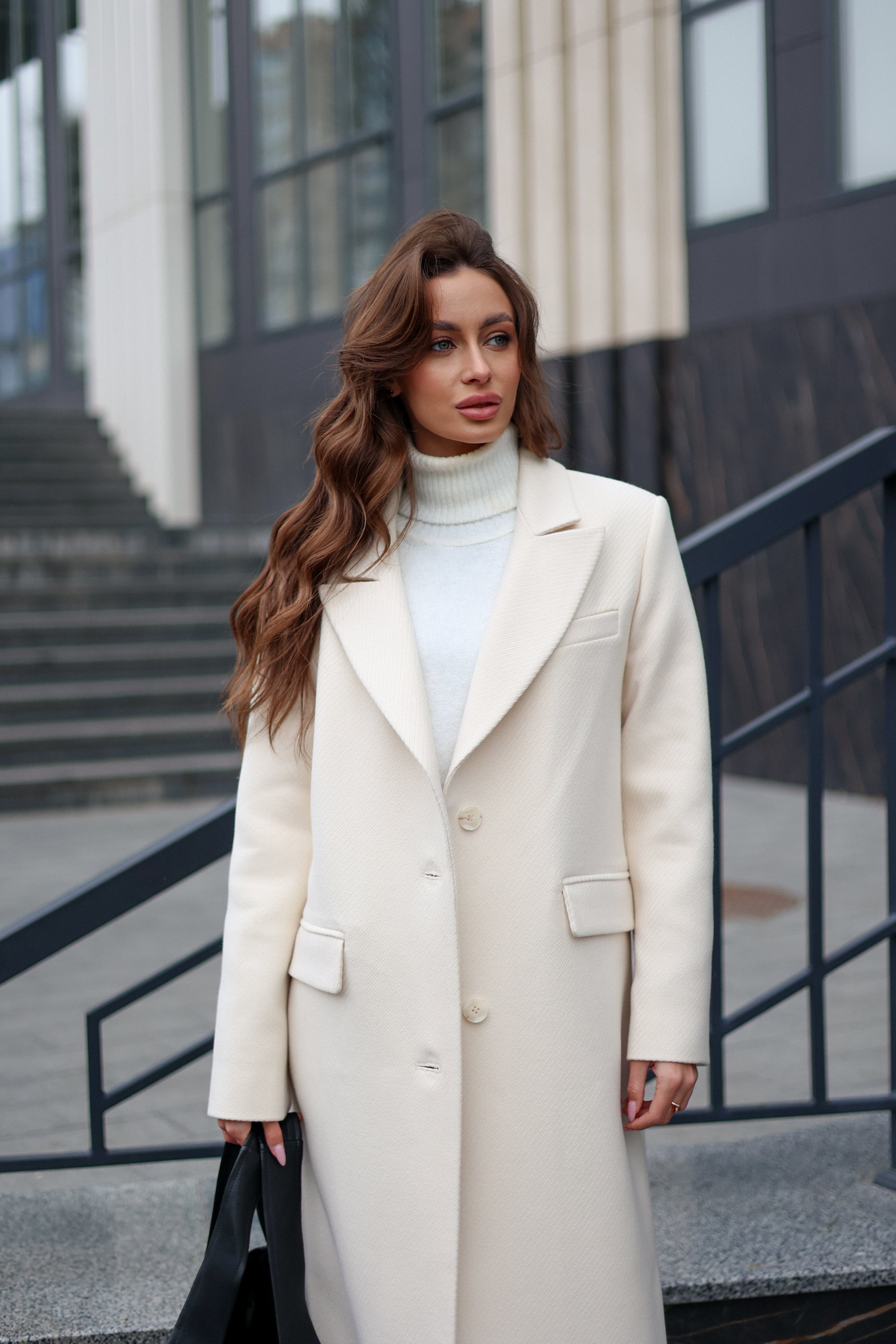 Structured Cashmere Coat