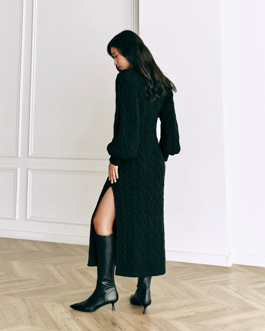 Noir Knit Dress