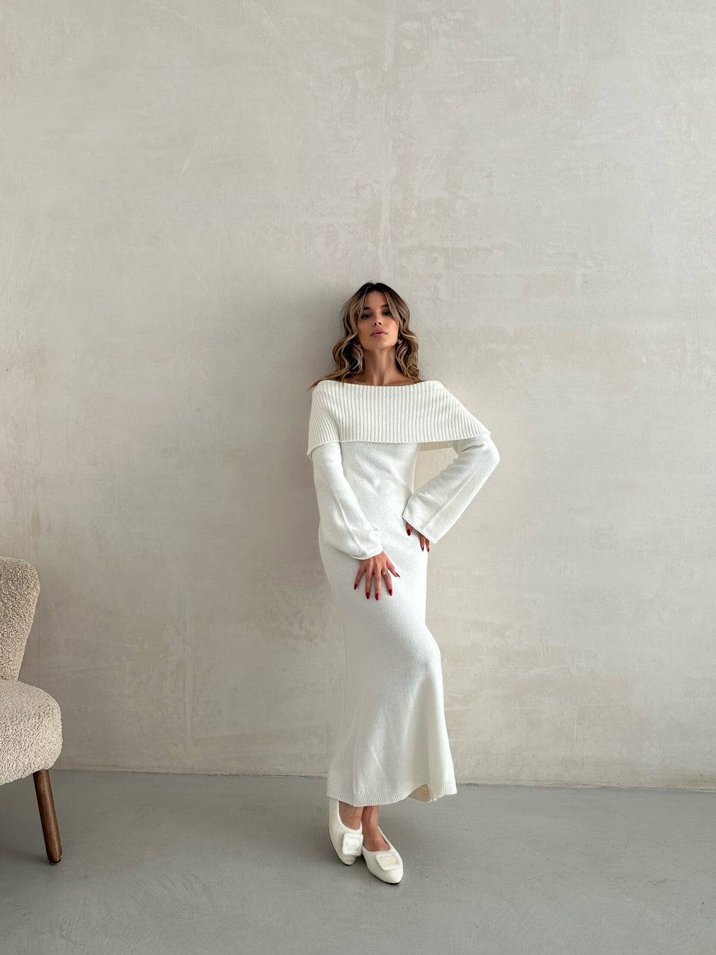 Bare Cashmere Dress