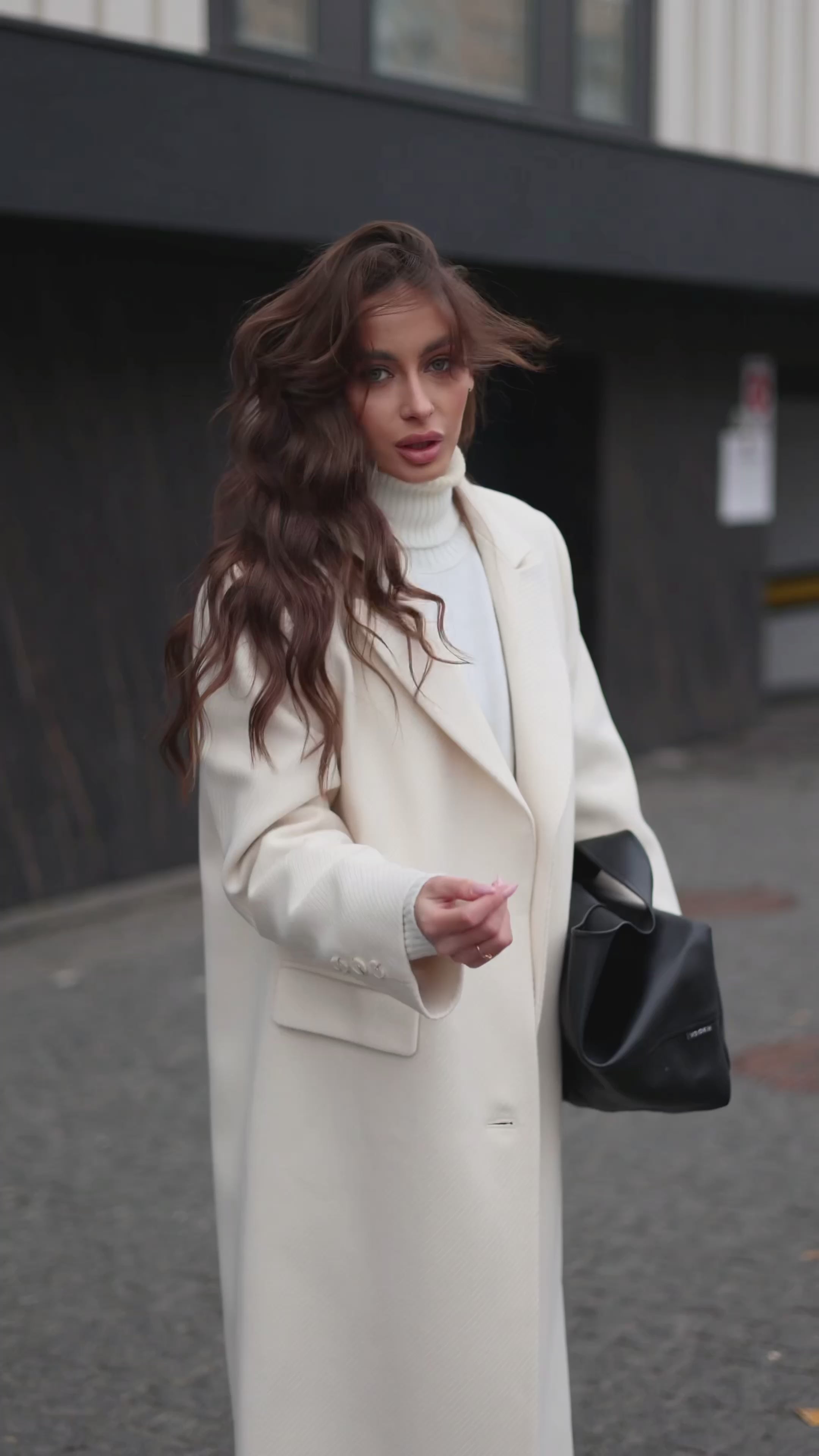 Structured Cashmere Coat